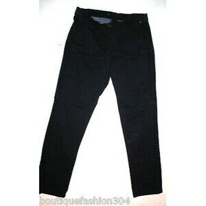 New $220 J Brand Jeans Avery Crop Twill Skinny Chino Pants Navy Blue Womens 24
